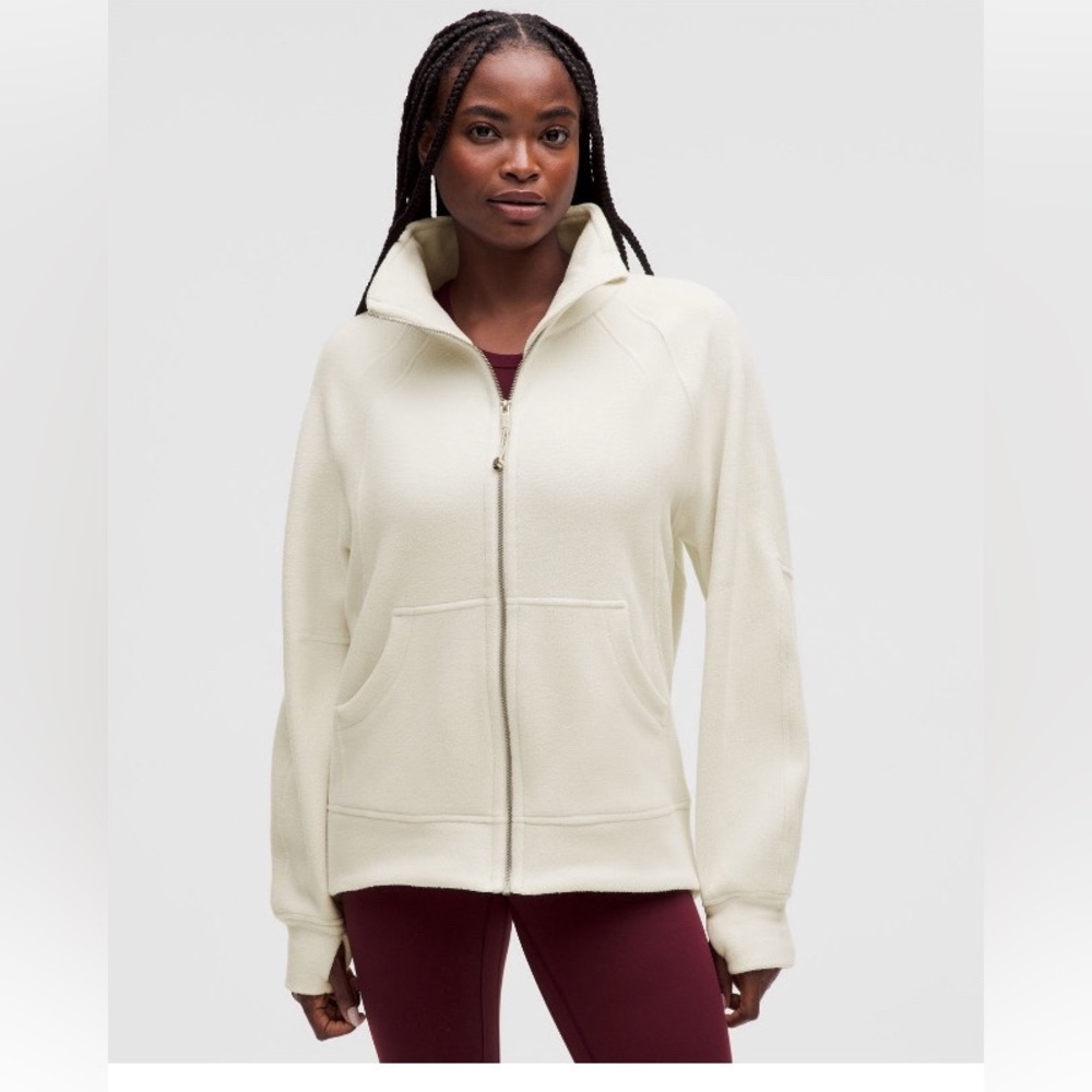 Lululemon Scuba Tumbled Fleece Funnel-Neck Full Zip